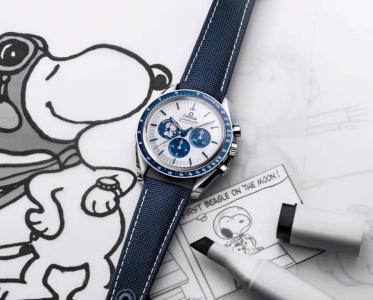 Snoopy终于登陆！欧米茄超霸系列“史努比奖”50周年纪念腕表